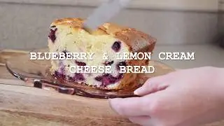 Lemon & Blueberry Cream Cheese Bread