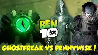 Ben 10: GHOSTFREAK VS PENNYWISE! (Epic Transformation REAL LIFE!)