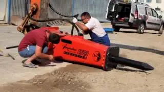 Гидромолот Impulse 500 Evolution - работа на результат!