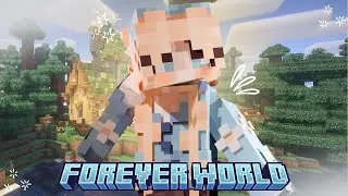 Decorating My House in My FOREVER MINECRAFT World