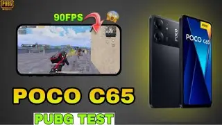 POCO C65 PUBG TEST | 90 FPS ✅ POCO C65 REVIEW AND UNBOXING | GAMING TEST