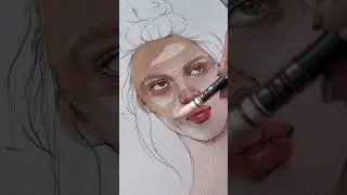 She is so beautiful. She’s like from Jane Austen books #fashionsketchbook #kagalovska #drawing