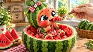 Cute Fruit & Vegetable Babies Eating Food 🍓🍇🥕🥦 | Adorable AI Baby Compilation 😍