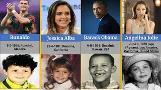 50 Celebrities as Kids Timeline