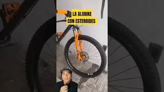 ALUBIKE MODIFICADA con SUSPENSIÓN FOX 🤯 #ciclismomtb #ciclismo