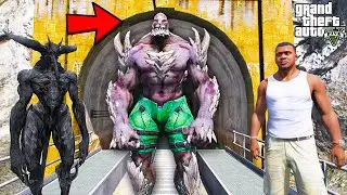 Franklin's Biggest Plan To End Devil God in GTA 5 | SHINCHAN and CHOP