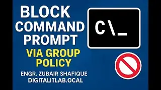 🚫 Disable Command Prompt (CMD) via GPO | Block CMD for Users | Full Step by Step Tutorial