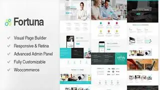 Fortuna - Responsive Multi-Purpose WordPress Theme | Themeforest Website Templates and Themes