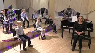 Урок с 1 классом хора "Мальчиши" А.И.Андреевой