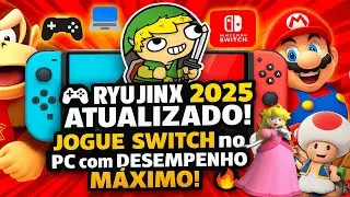🎮💻 RYUJINX 2025 ATUALIZADO! 🚀 Jogue SWITCH no PC com DESEMPENHO MÁXIMO! 🔥