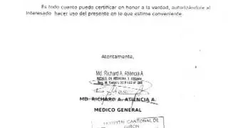 Certificado médico