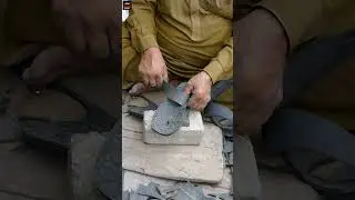 Amazing process Making Sandals from Used Truck Tyre