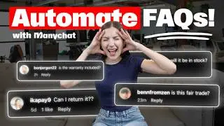 Too many Instagram DMs? Automate your FAQs with Manychat