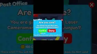 RED LASER GIVEAWAY WINNER OF THE 10K SUMMONING!!  #toilettowerdefense #shorts