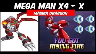 Mega Man X4 - Magma Dragoon - X - Part 10/13 (using Stock Charge)