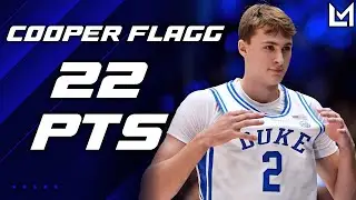 Cooper Flagg DOMINATES In Duke Debut🔥 | 22 PTS, 6 AST, 4 BLK