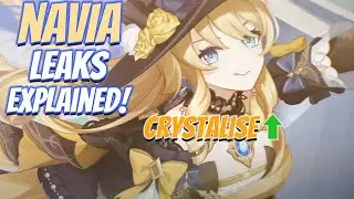 Navia makes crystalise GOOD?! | Navia leaks quick summary | Genshin 4.3