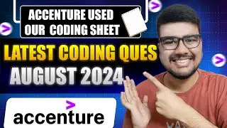 Accenture Latest Coding Question with Solution | August 2024