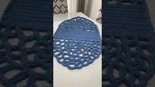 SPAGETTİ YARN PENYE İP ÖRGÜ PASPAS-KİLİM TARİFİ KANALIMDA 💙