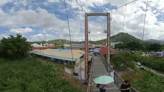 360 video of Tamaparuli bridge (Jambatan Tamparuli)  in December 2023  - part 1