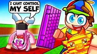 Wireless Keyboard Prank In Steal A Brainrot With MY CRUSH...
