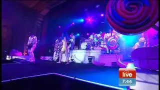 California Gurls Katy Perry in Melbourne Australia on Sunrise on 7 13th Aug 2010 (PART 1)