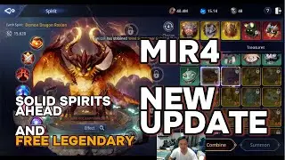 MIR4: NEW UPDATE MYTHIC SPIRITS free Legend meterials