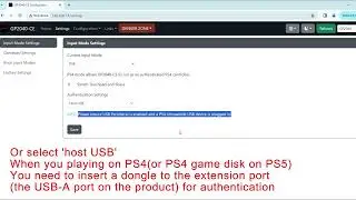 Guidance--- How to choose input mode(Especially PS4/PS5/XBOXONE)