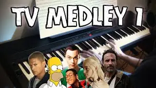 TV Themes PIANO MEDLEY #1 📺 by Rhaeide