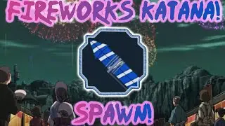 Shindo Life - Fireworks Katana Spawn and Location!