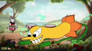How to beat the flower boss in cuphead