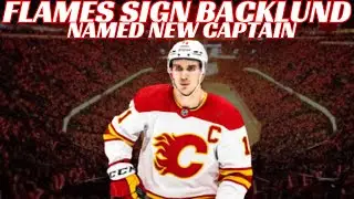 Breaking News: Flames Sign Mikael Backlund & Name Him Captain + Sad News on Flames AGM Chris Snow
