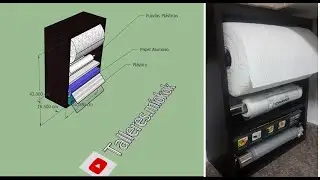 CUATRO ORGANIZADORES EN UNO!!  para la cocina!/Organizadores y estantes en madera para cocina