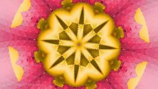 Psychedelic Uplifiting Kaleidescope Mandala Animation