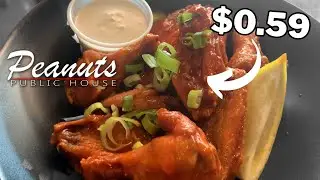 Searching for Calgary's best Wings Happy Hour Deals! Peanuts Public House | Matt's Megabites