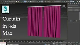 Curtain Modeling in 3ds Max | Curtain in 3ds Max | Cloth Modifier