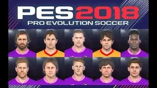 PES 2018 Classic Players Faces Vol.1 [Midfielders]
