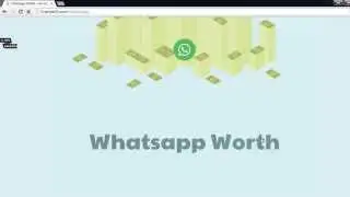 Whatsapp worth