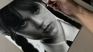 Wednesday Addams Pencil Drawing | PaularTv