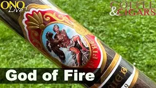 Prometheus God of Fire Serie B 2019 Robusto & Peach Infused Coffee - OL205