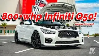 QZILLA - 811whp Infiniti Q50. 6MT swapped VQ37VHR. Intro and break in