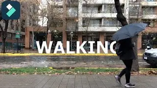 Easy Way - Walking Text Reveal in Filmora ,