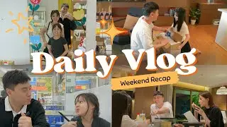 A WEEKEND RECAP OF OUR FAMILY. EATING SAIGON'S PHO, OPENING NEW PRINTER, HOME-COOKED MEAL 🧡