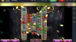 2 ЗАНОС в White Rabbit от Big Time Gaming. 2 ретригера подряд