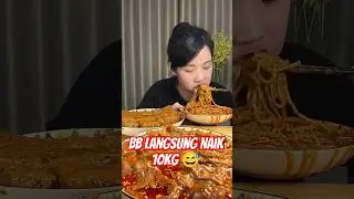 MENGHABISKAN 3 MANGKUK MAKANAN PEDAS #shorts