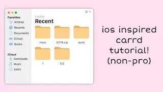 tutorial on this ios inspired non-pro carrd! - © k4lify