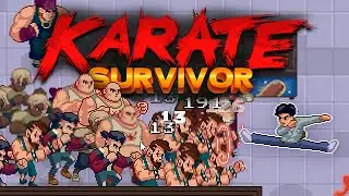 VAMPIRE SURVIVORS BUT IF IT WAS KARATE! - KARATE SURVIVOR