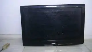 TV LCD Sharp LC32A37M Blank hitam backlight nyala suara juga ada