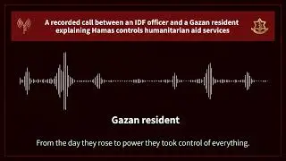Gazan States UNRWA Is Hamas