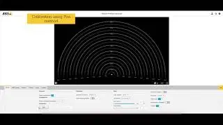 Calibrating a Reference Map Using Pins in an Axis Security Radar
